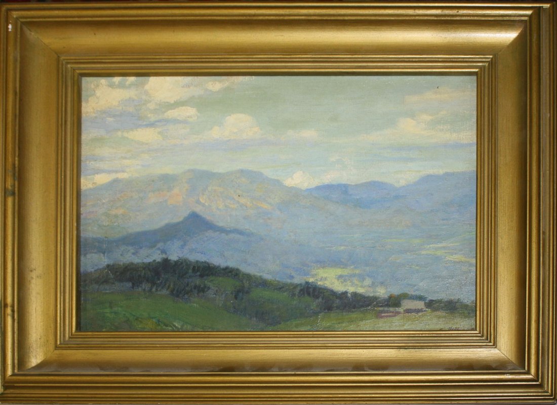 Charles Hoffbauer (American 1875-1957) Adirondack (1 of 3)