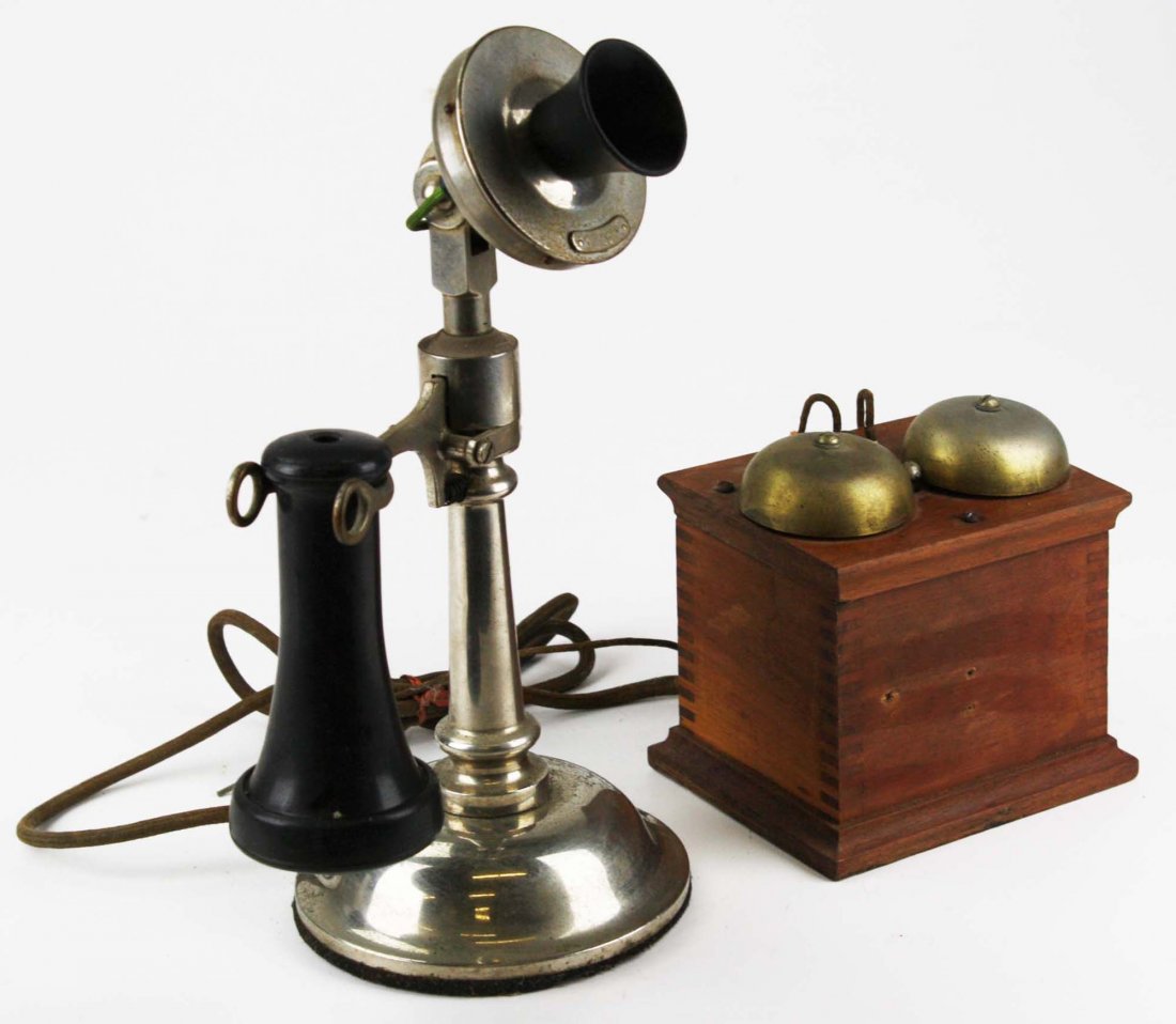 Western Electric Company tapered shaft desk stand (1 of 3)