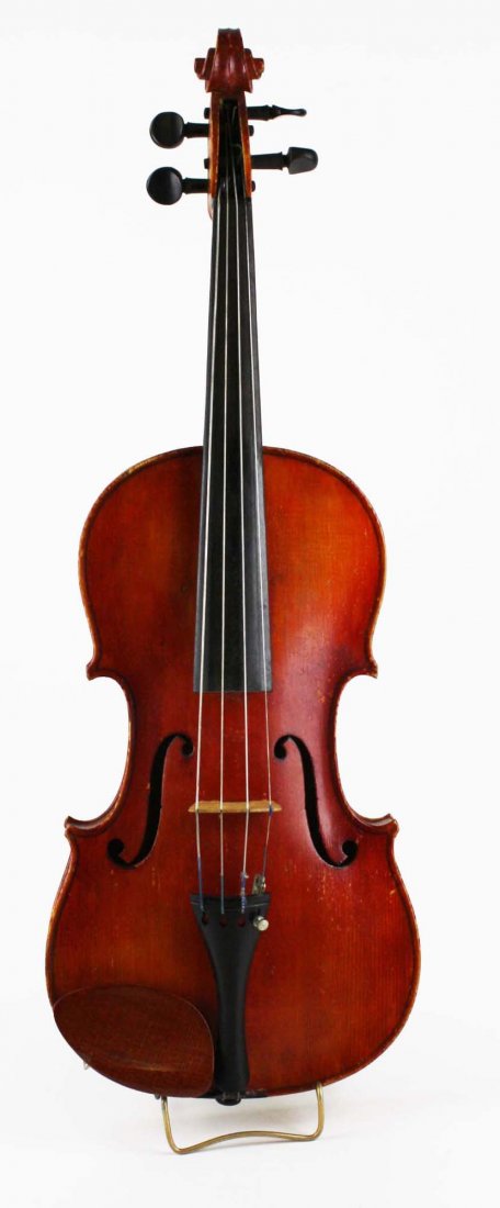 Circa 1900 German Stradavarius copy Viola with original (1 of 6)