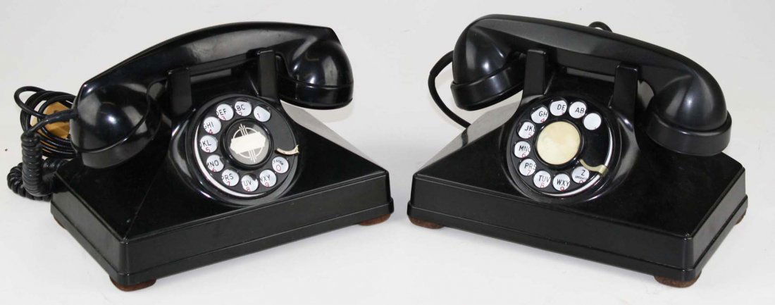 Two Northern Electric patented 1935 black bakelite (1 of 3)