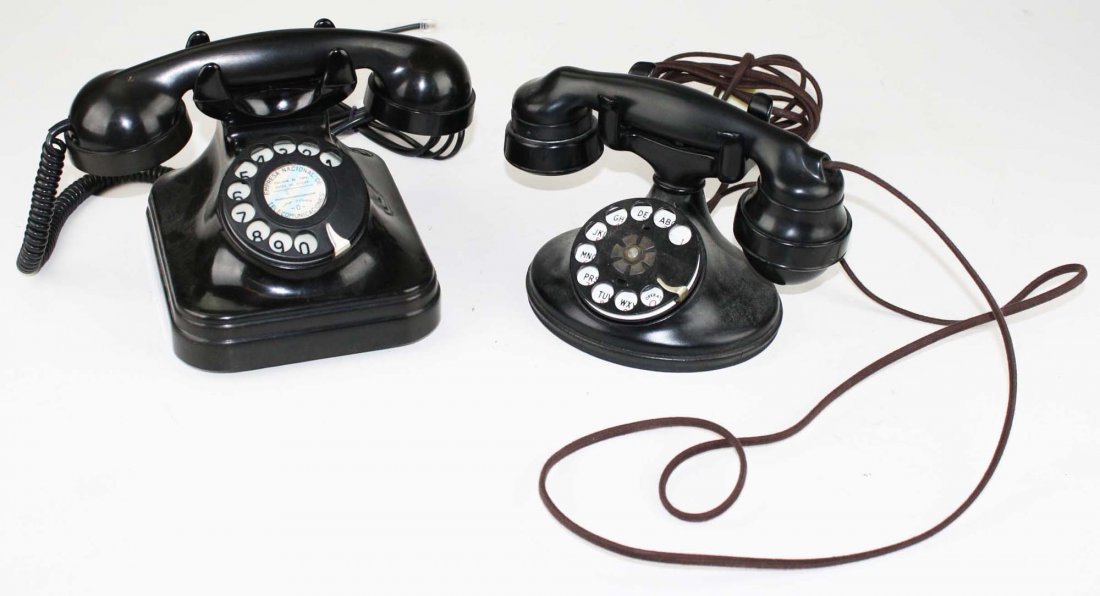 Western Electric Model 202 1930's black bakelite desk (1 of 3)