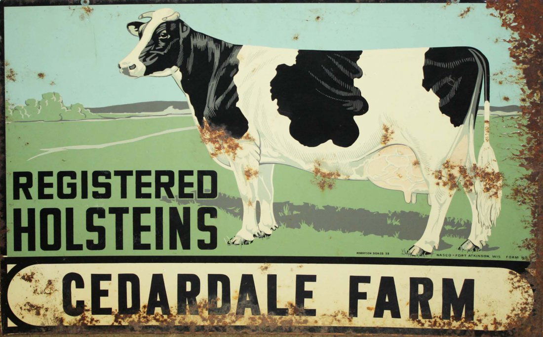 Robertson sign co. "Registered Holstiens-Cedardale (1 of 6)