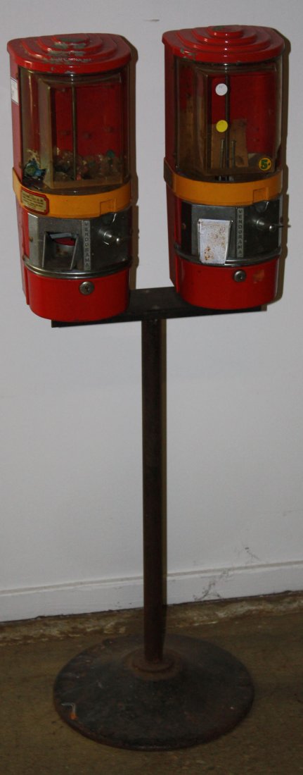 circa 1960 Alco Leasing double candy vending machine (1 of 1)