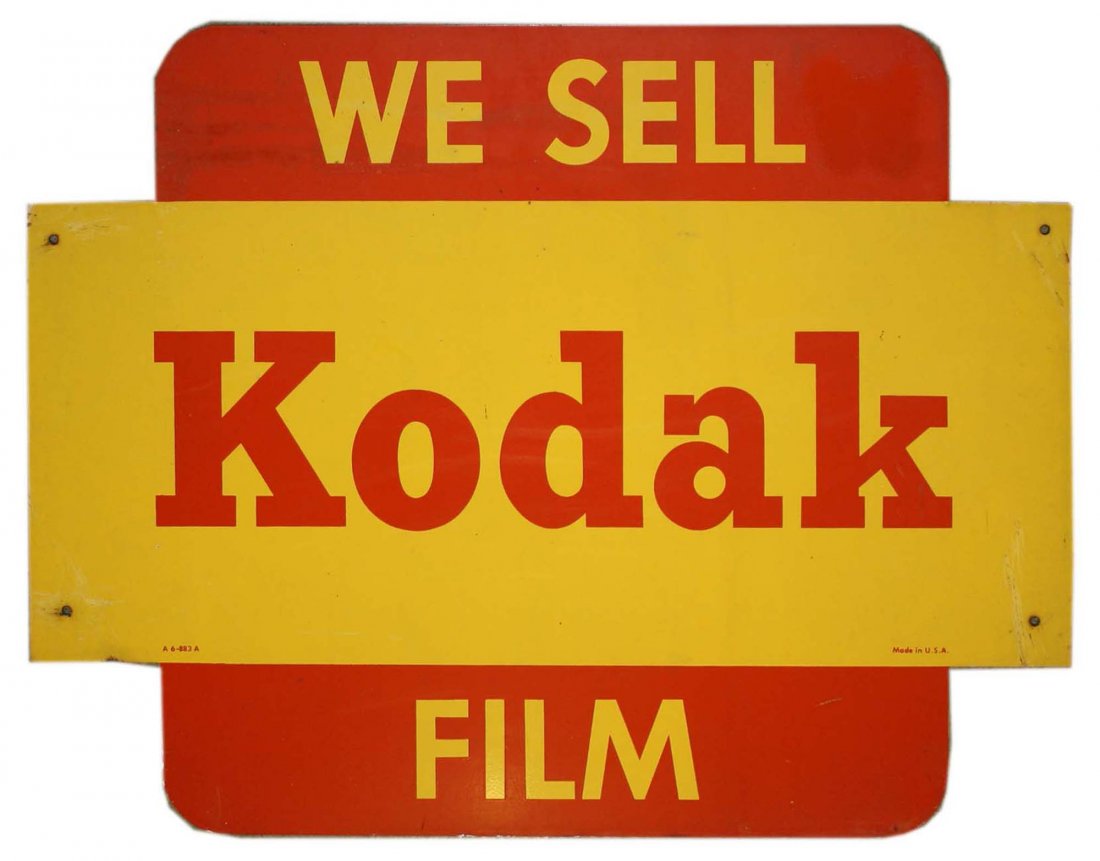 We Sell Kodak film steel litho sign   18 x 24" (1 of 2)