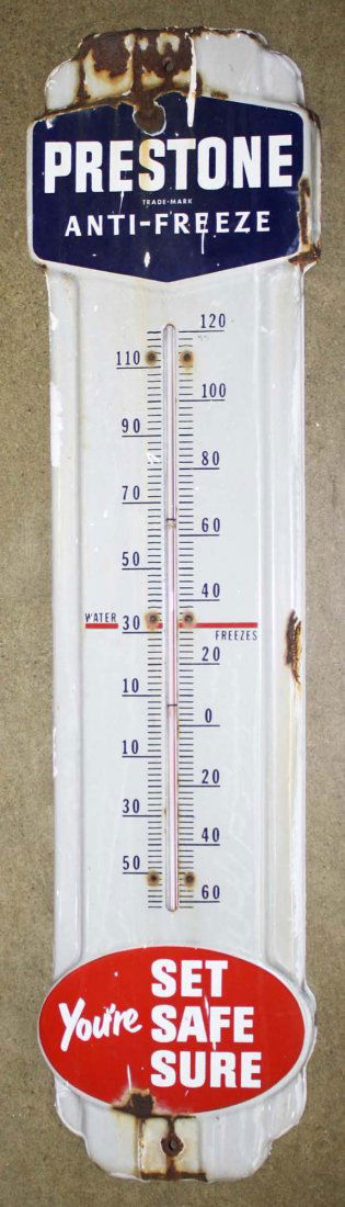 Prestone anti-freeze adv thermometer, ht 36”: Prestone anti-freeze adv thermometer, ht 36”