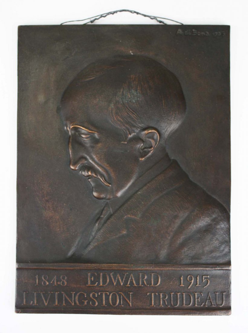 1935 bronze bas relief plaque of ''Edward Livingston (1 of 2)