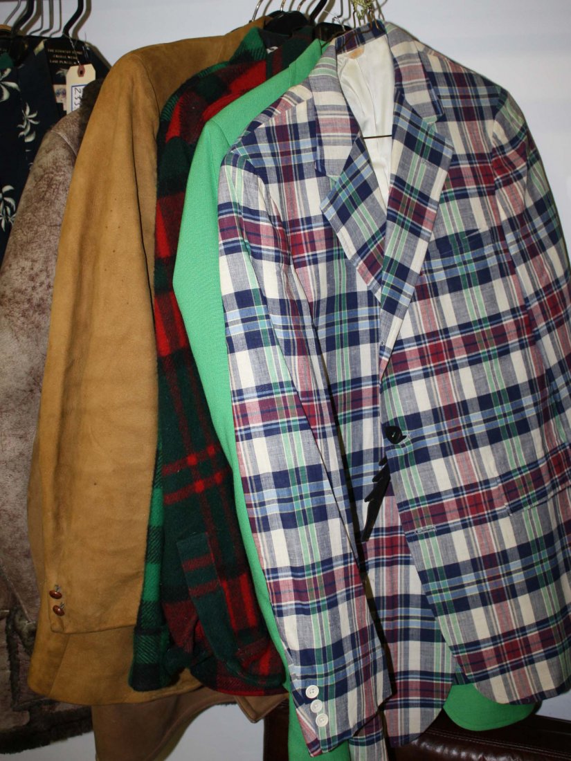 six men's winter coats, including LL Bean wool coat, (1 of 6)