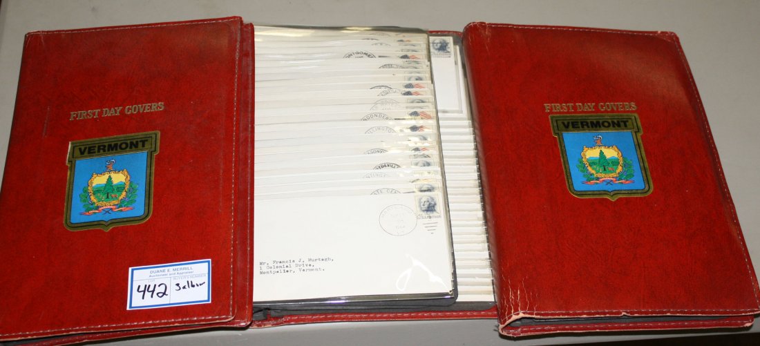 US First Day covers (3 albums) all 1964 VT post office: US First Day covers (3 albums) all 1964 VT post office cancels