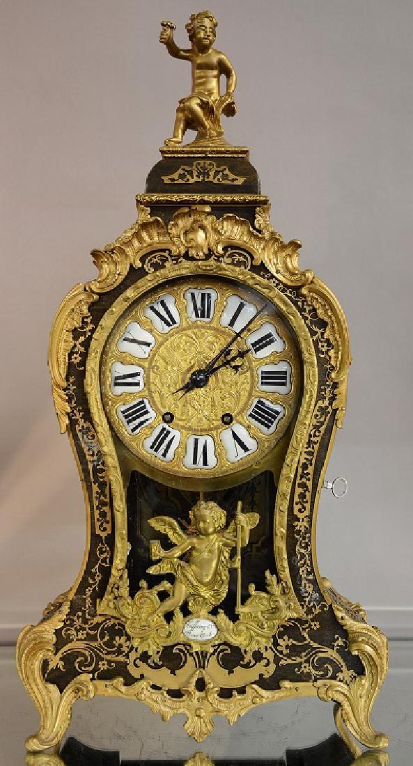 French Louis XV Style Cartel Tiffany Mantel Clock (1 of 6)