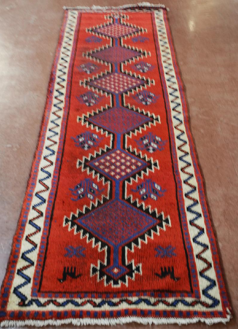 Semi-Antique Hamadan Style Persian Runner (1 of 1)