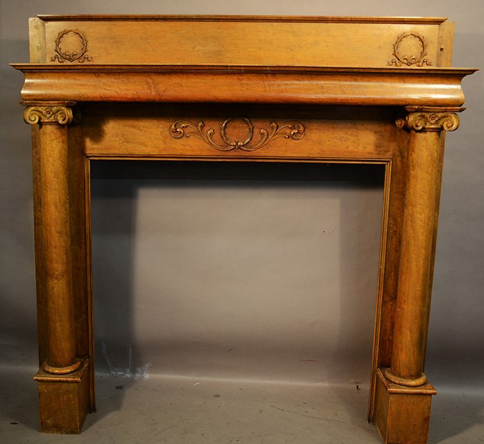Victorian Birdseye Maple Fireplace Mantel Apr 22 2017 Bruhn S