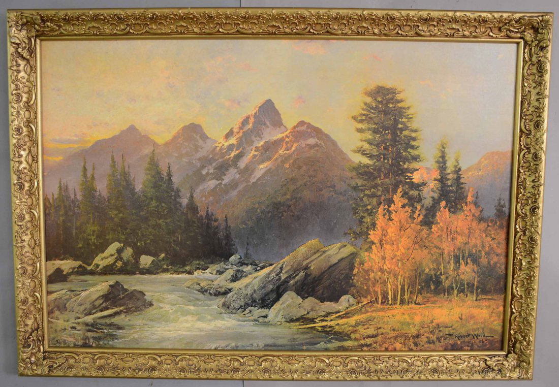 Robert Wood “The Grand Tetons” Print