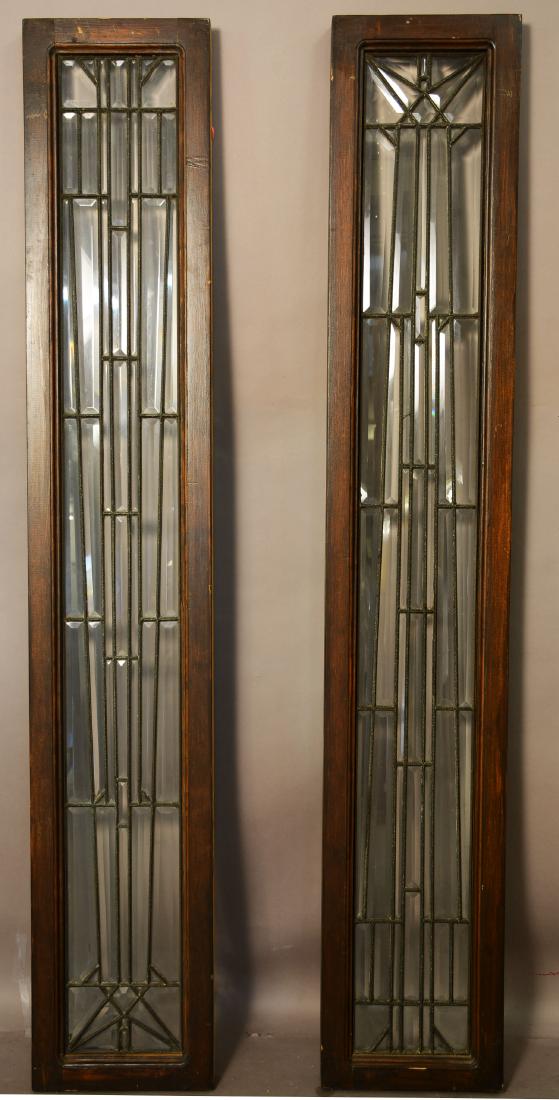 Pair of Arts & Crafts Style Side Windows (1 of 2)