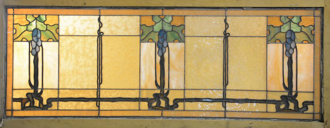 Art Nouveau Style Stain Glass Window (1 of 2)