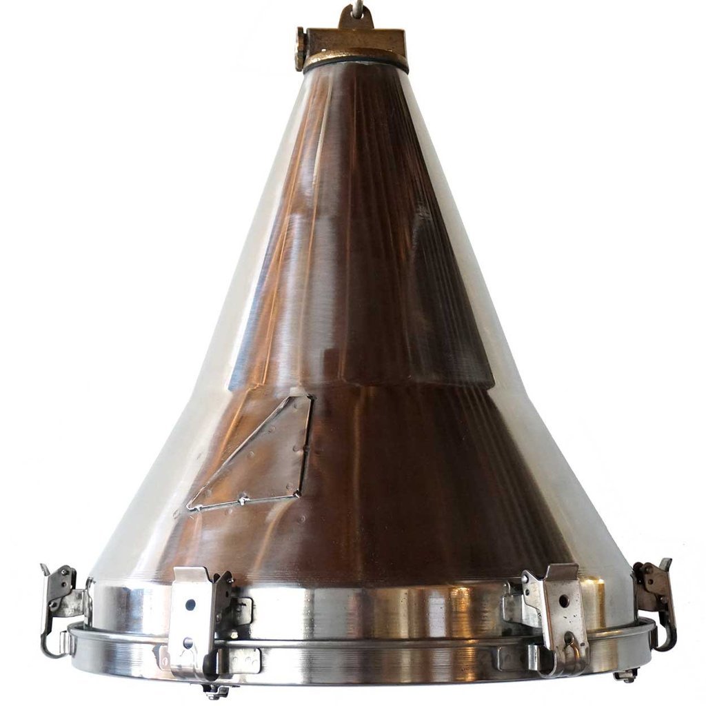 Four Vintage Industrial Steel Hanging Pendant Lights (1 of 5)