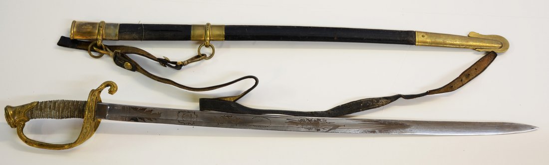 U.S. Naval Officers Sword, Model 1852 (1 of 6)
