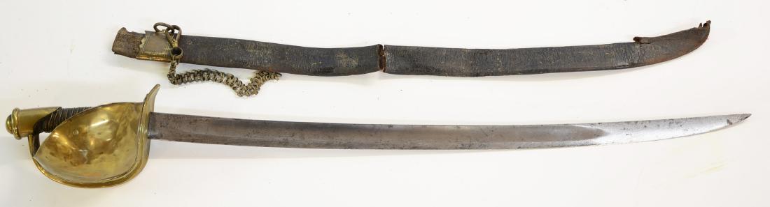U.S. Naval Cutlass Sword, Model 1860 with Scabbard (1 of 5)