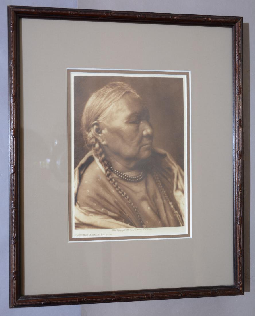 Edward S. Curtis "Cheyenne Female Profile" (1 of 3)