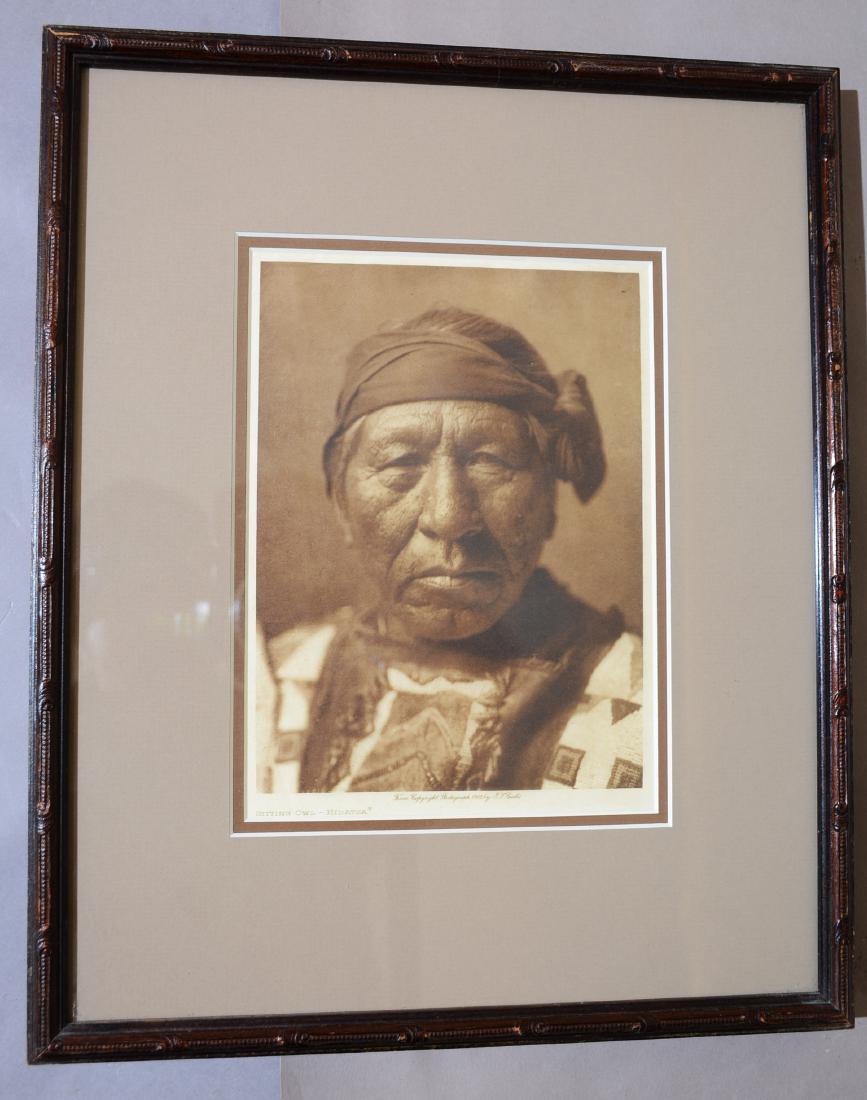 Edward S. Curtis "Sitting Owl-Hidatsa" (1 of 3)