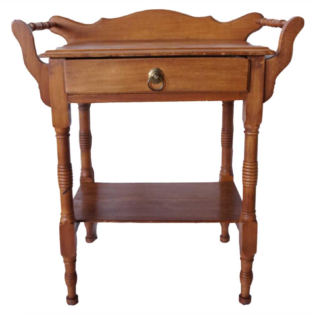 Small American Victorian Maple Washstand (1 of 6)