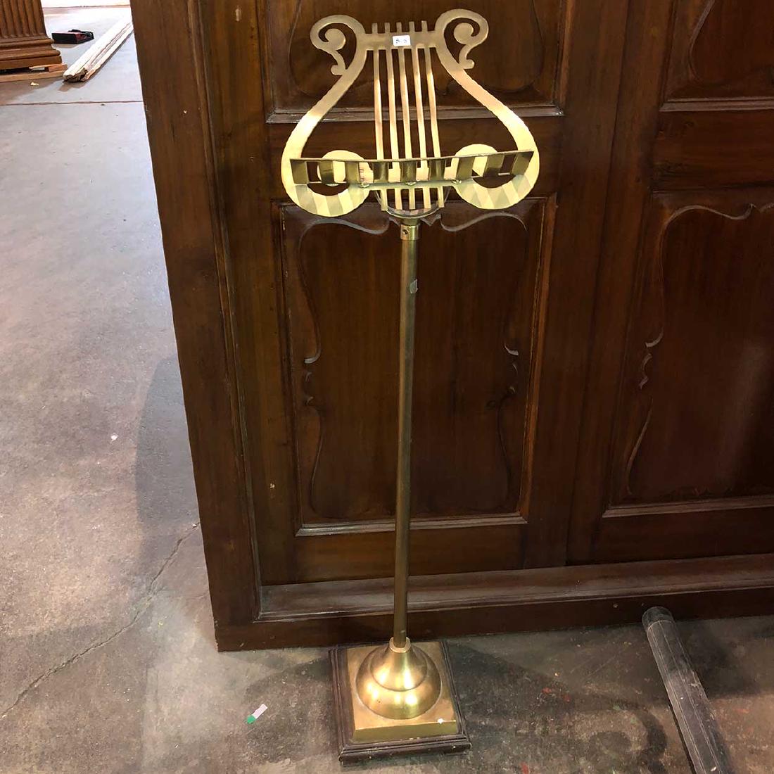 Vintage Brass Sheet Music Stand (1 of 2)