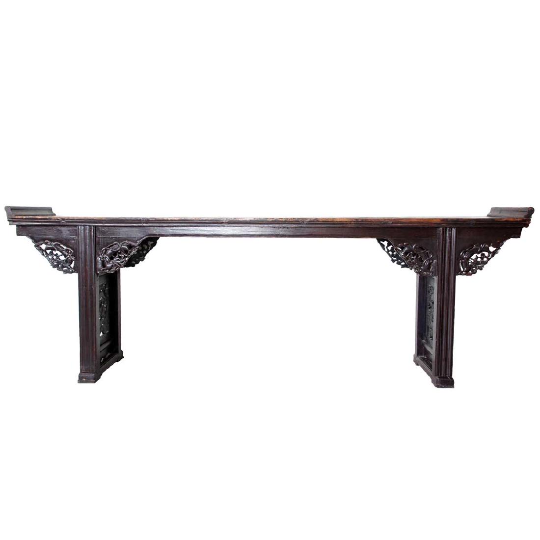 Chinese Lacquered Elm Altar Table (1 of 12)