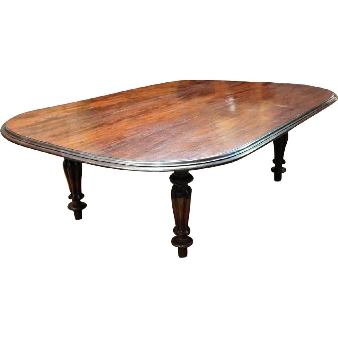 Anglo Indian J. M. Edmond Rosewood Dining Table (1 of 7)
