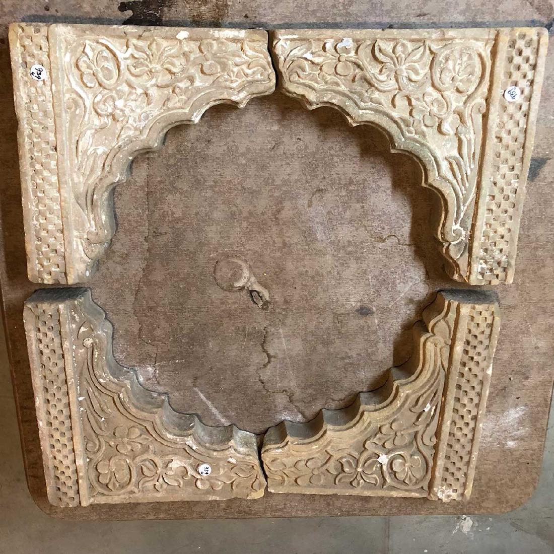 Four Indian Sandstone Architectural Brackets (1 of 3)