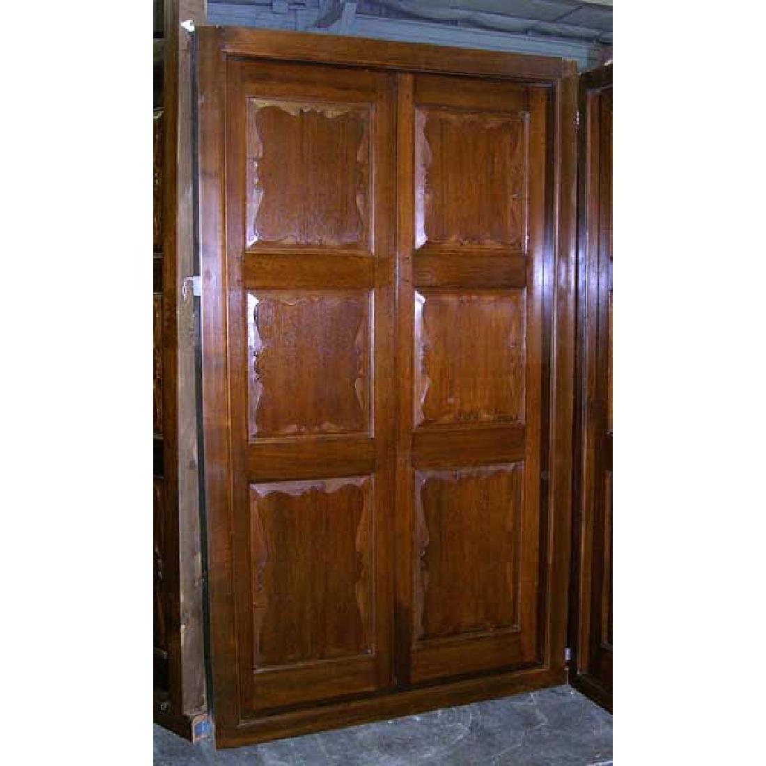 Large Anglo Indian Teak Interior Double Door (1 of 3)
