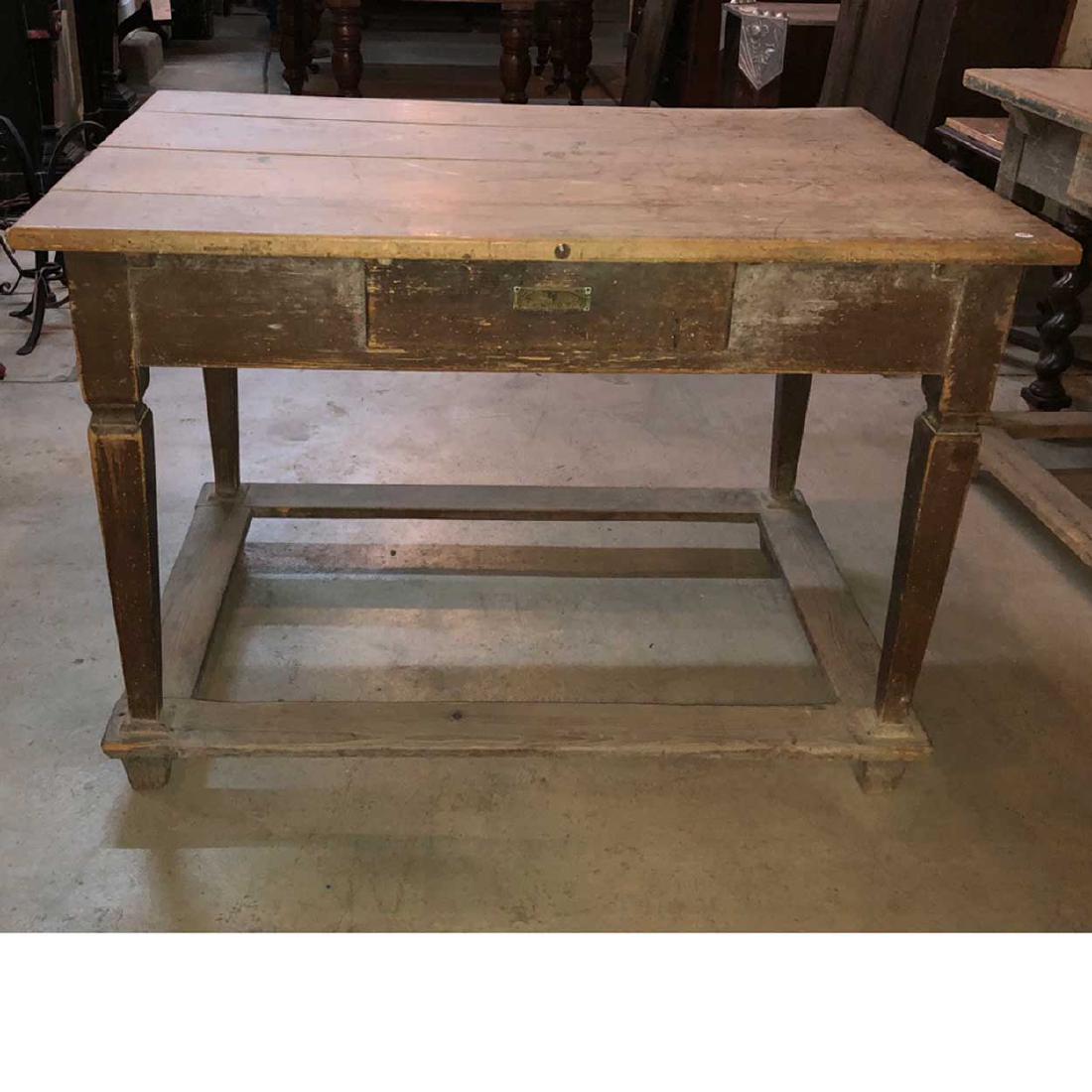 E H Sheldon Country Antique Kitchen Work Bench Apr 12 2015 The Benefit Shop Foundation Inc In Ny