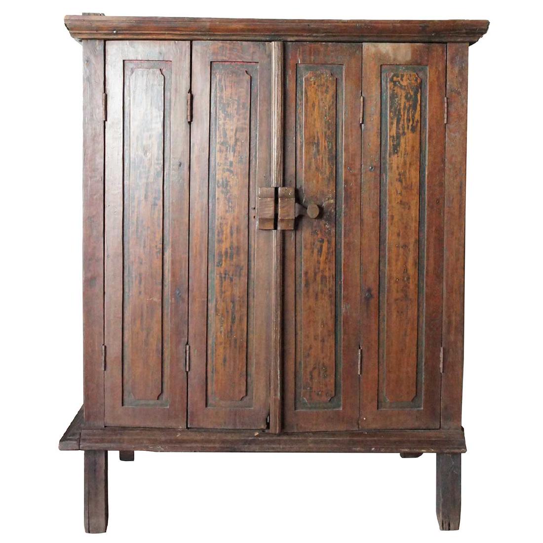 Dutch Colonial Batavian Teak Cupboard (1 of 4)