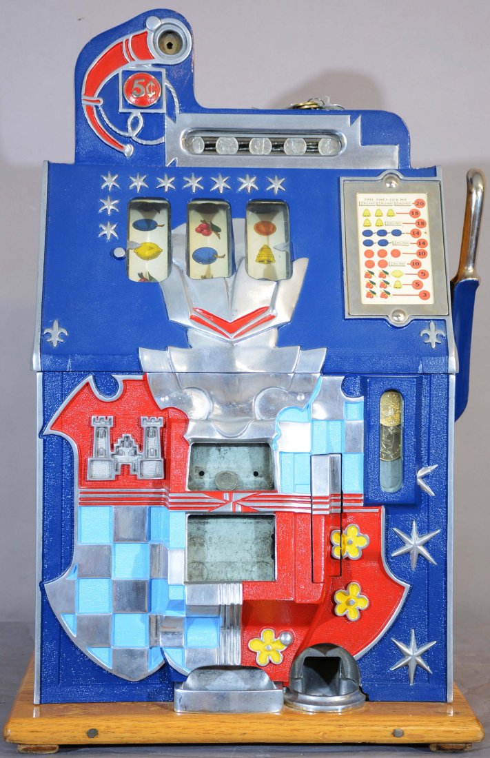 Mills Castle Front 5¢ Slot Machine (1 of 6)