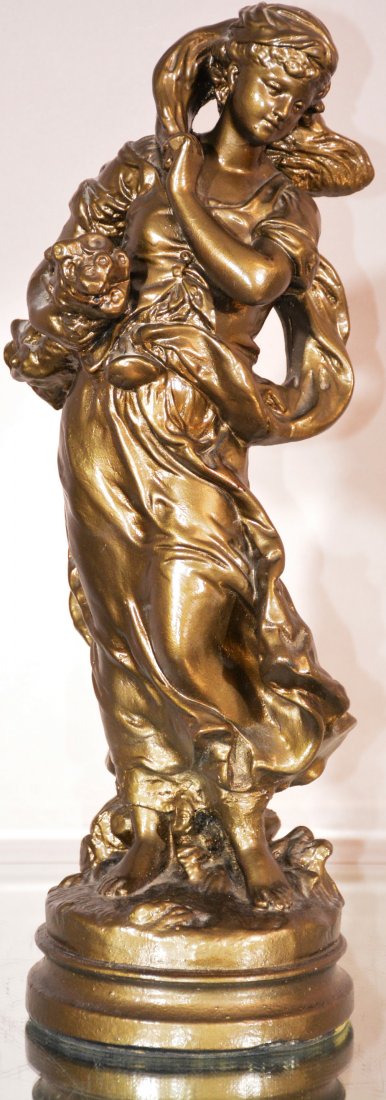 Moreau Statue of a Woman Gathering Wood (1 of 4)