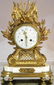 French Louis XVI Style Marble Mantle Clock