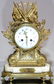 French Louis XVI Style Marble Mantle Clock - 3