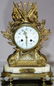 French Louis XVI Style Marble Mantle Clock - 4