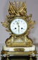 French Louis XVI Style Marble Mantle Clock - 5