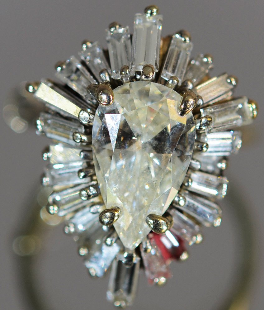 Ladies 14k White Gold Diamond Ring Set (1 of 3)