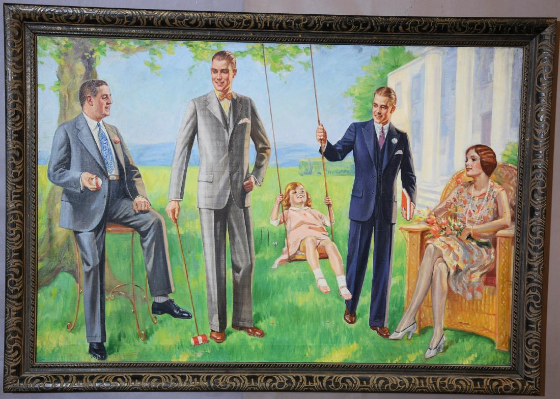 Fashion painting Oil on Canvas (1 of 5)