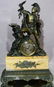 French C. 1840 Horiot a Paris Bronze Figural Clock - 4