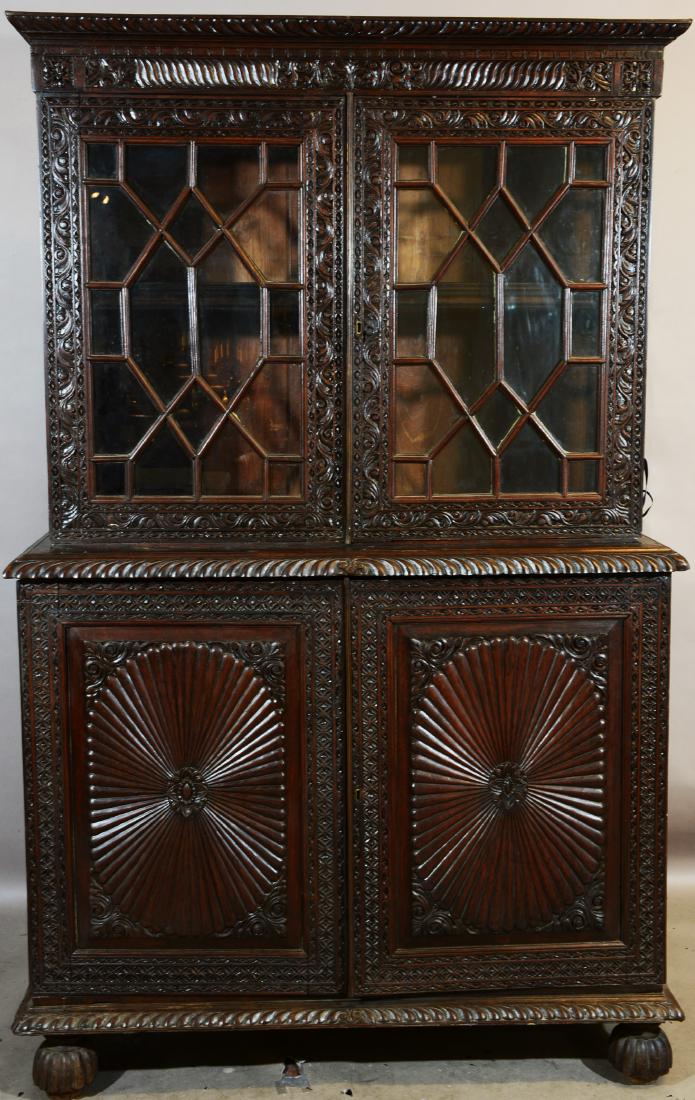 Antique Anglo Indian Rosewood Cabinet (1 of 5)