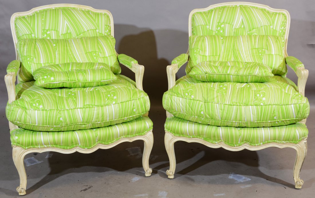 Pair of French Louis XV Armchairs (1 of 1)