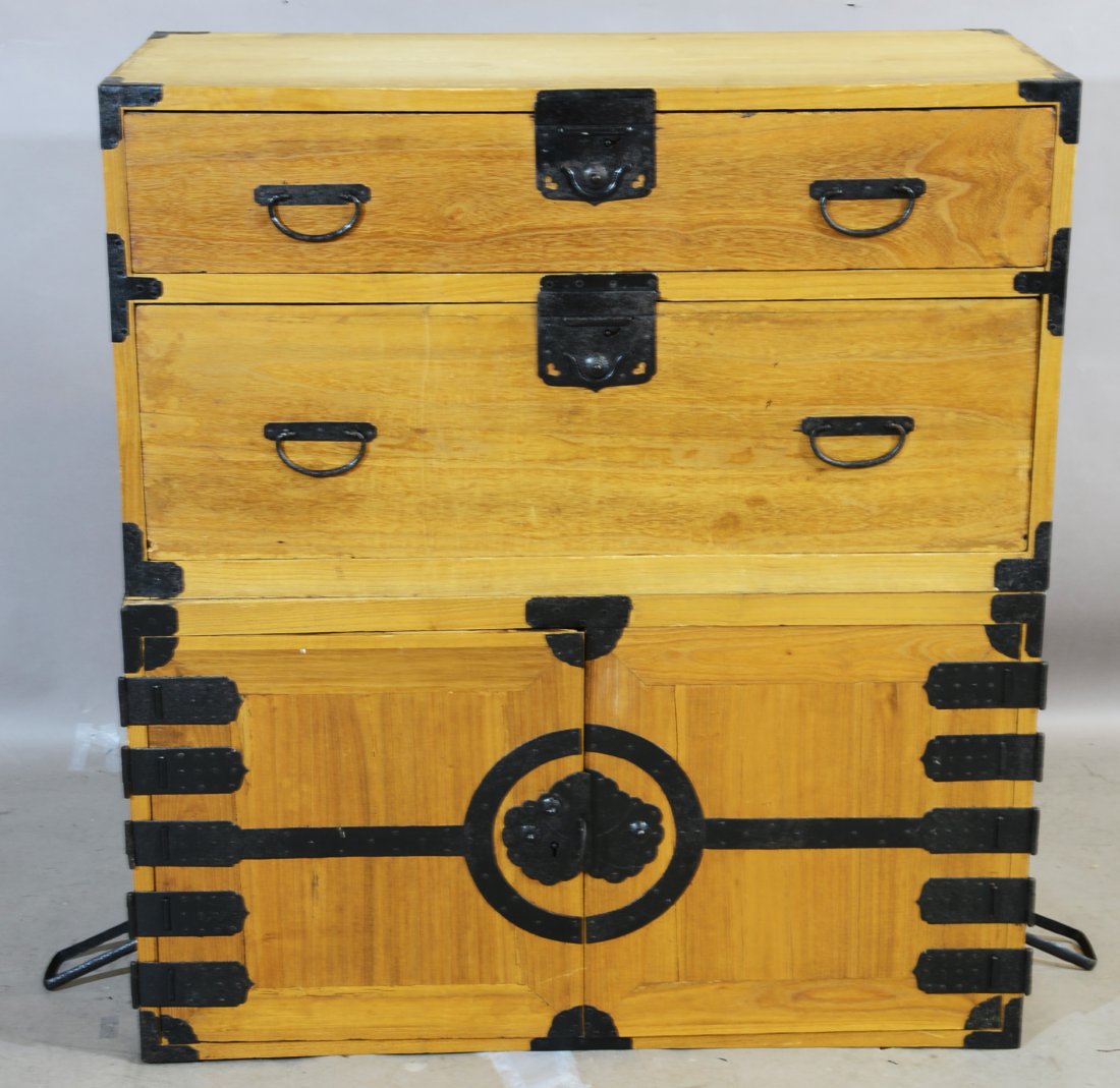 Antique Japanese Tansu Chest (1 of 1)