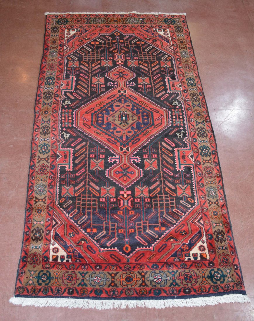 Persian Hamadan Wool Carpet (1 of 1)