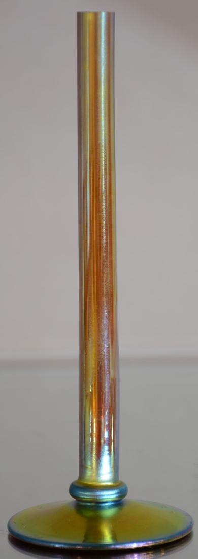 American Steuben Aurene Stick Bud Vase (1 of 2)