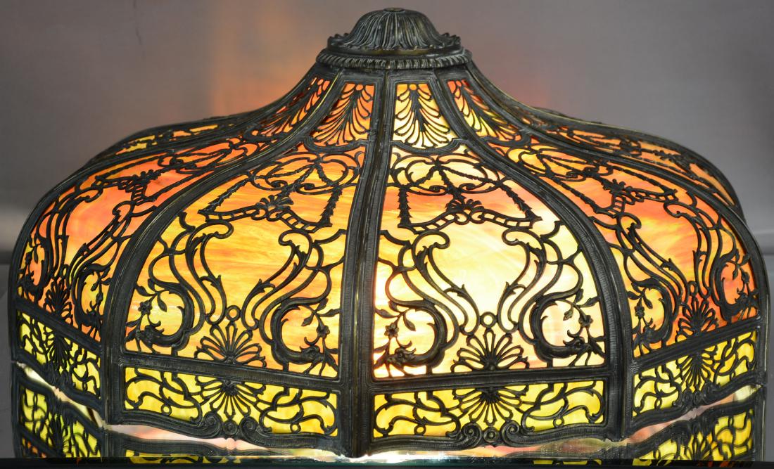 Art Nouveau Style 24" Stained Glass Lamp Shade (1 of 1)
