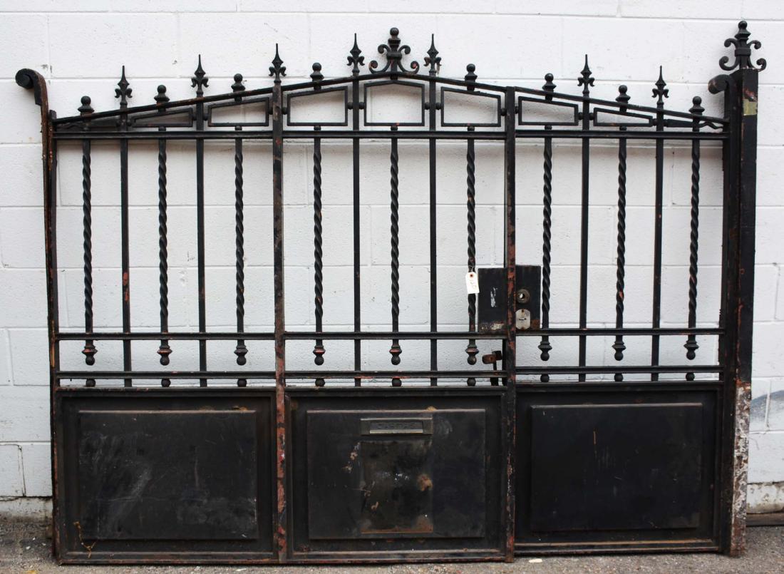 French Louis XV Style Wrought Iron Entry Gate (1 of 1)
