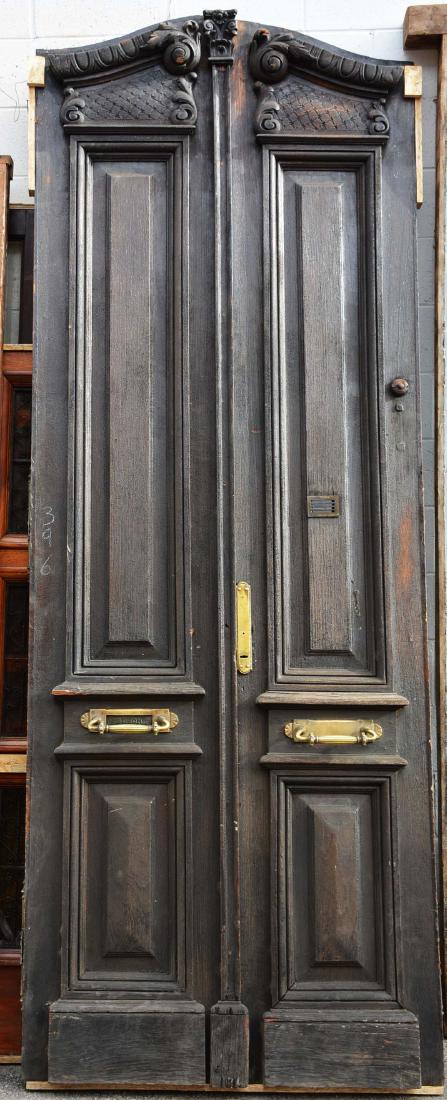 French Louis XV Oak Entryway Door Set (1 of 1)