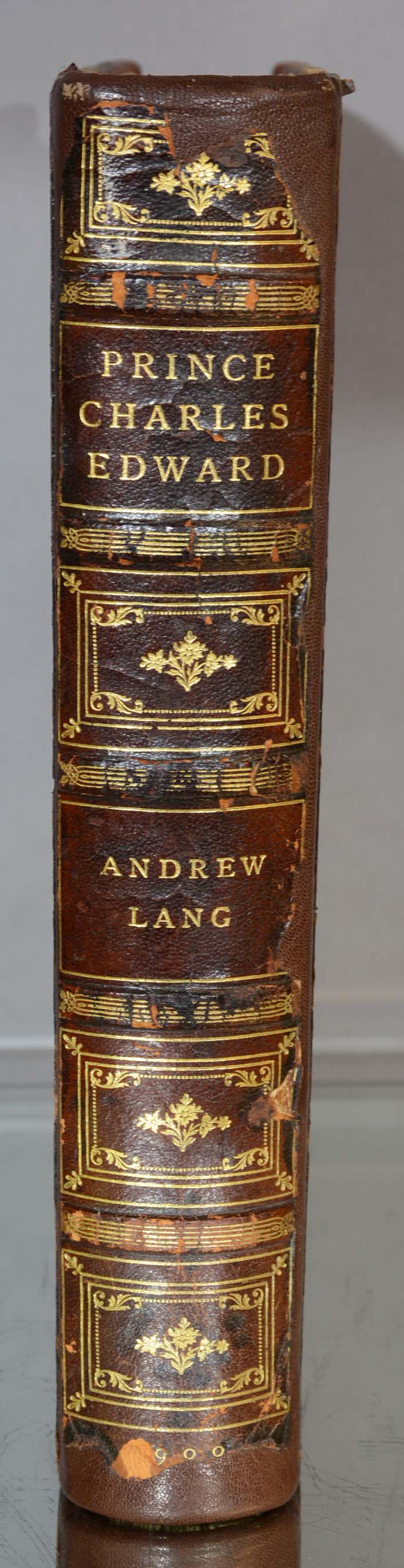 CharlesN. Dietz "Prince Charles Edward" Book: By Andrew Lang Charls Dietz, Omaha Dimensions: 13" x 11" Date: ca. 1900