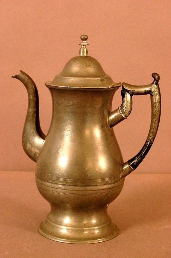 Early Pewter Teapot
